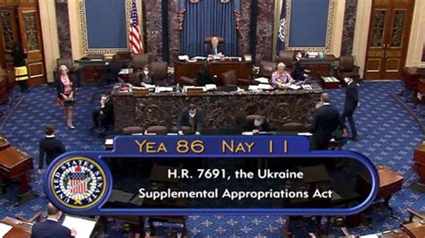 senate vote on aid package live